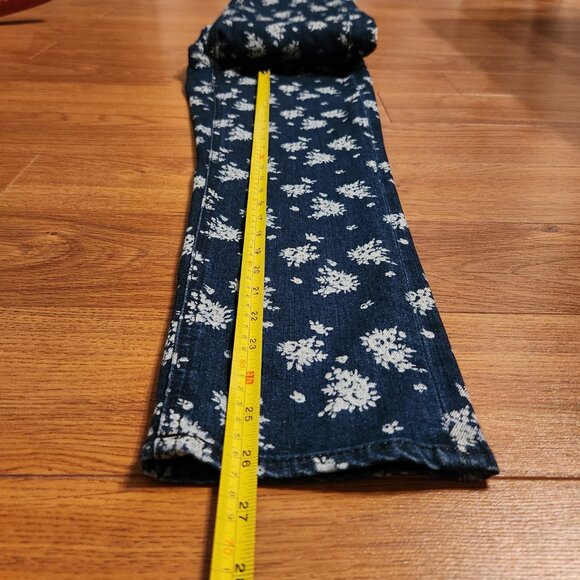 J. Crew Cropped Matchstick Floral Print Jeans - Picture 10 of 14